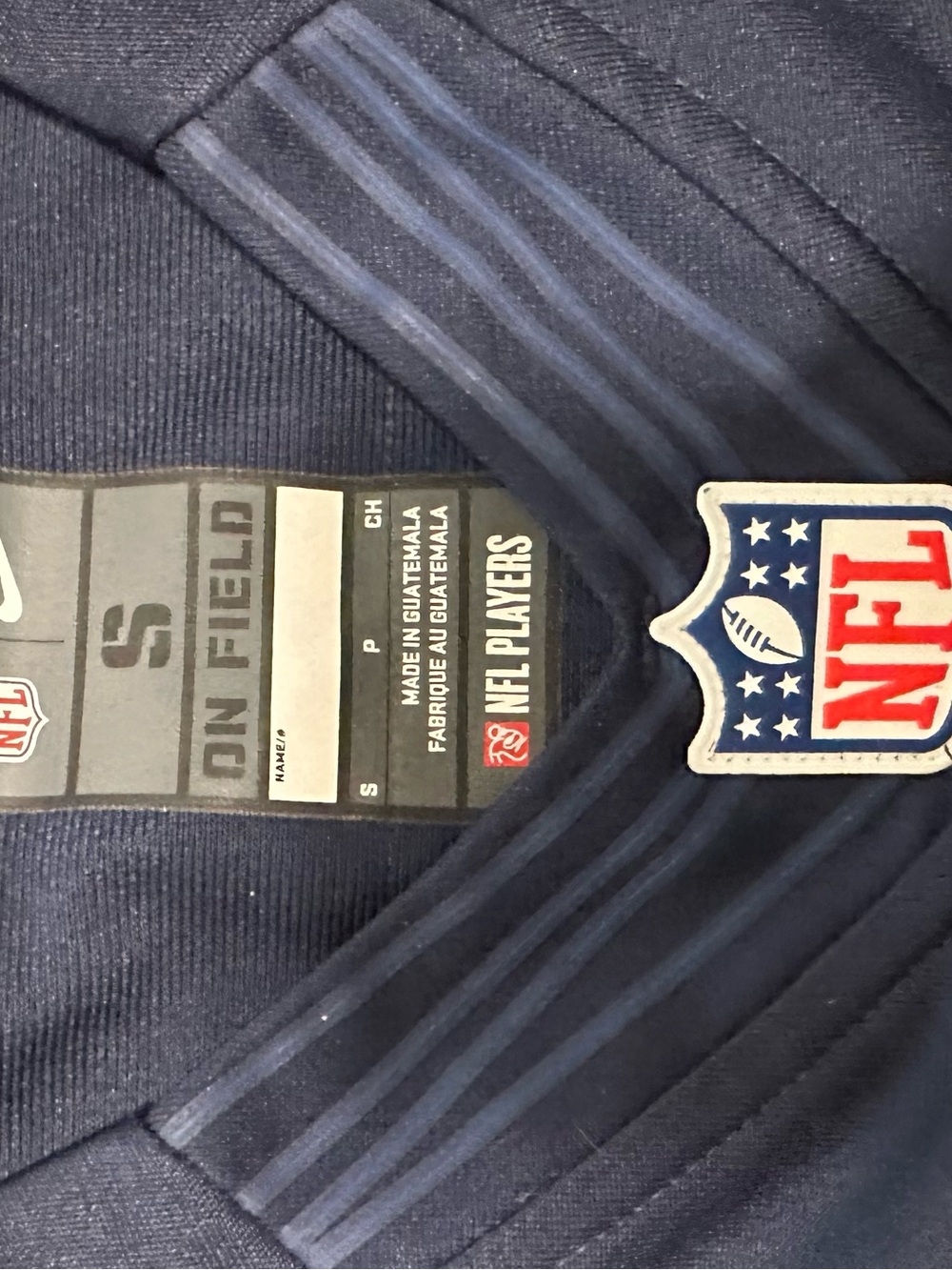 NFL Marshawn Lynch Seattle Seahawks Navy and Volt #12 Jersey - Picture 2 of 3